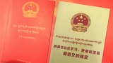 མི་རིགས་རང་གི་སྐད་ཡིག་བེད་སྤྱོད་བཏང་ན་རྒྱ་ནག་གི་རྩ་ཁྲིམས་དང་འགལ་ཡོད་ཚུལ་བརྗོད་པར་ཕྱི་ནས་སྐྱོན་བརྗོད།