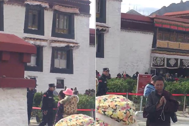 ལྷ་སའི་གཙུག་ལག་ཁང་གི་མདུན། ༢༠༡༨།༧