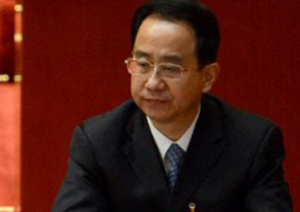 རྒྱ་ནག་གི་སྲིད་འཛིན་ཟུར་པ་ཧུའུ་ཅིན་ཐོ་ཡི་ལས་རོགས་རྒྱ་ནག་གི་དཔོན་རིགས་མཐོ་གྲས་Ling Jihuaཏང་གི་ཚོགས་ཆེན་སྐབས། ༢༠༡༢།༡༡།༡༤