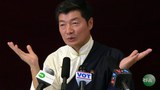སྲིད་སྐྱོང་བློ་བཟང་སེང་གེ་མཆོག་གིས་ཁོང་༢༠༡༦ལོའི་སྲིད་སྐྱོང་གི་འོས་མིར་བཞེངས་རྒྱུའི་དངོས་གཞིའི་གསར་འགོད་གསལ་བསྒྲགས་སྐབས། ༢༠༡༥།༩།༥
