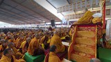 ༸གོང་ས་མཆོག་ནས་འཇམ་དབྱངས་ཆོས་སྐོར་གྱི་གསུང་ཆོས་འཕྲོ་སྐྱོང་བཀྲིན་སྩལ་བ།