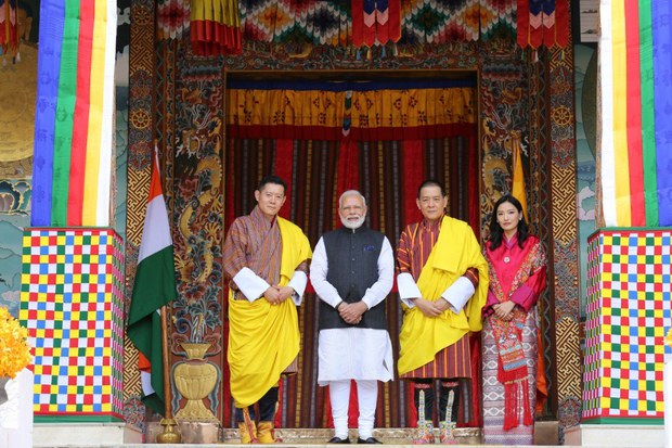 རྒྱ་གར་གྱི་སྲིད་བློན་མཆོག་གིས་འབྲུག་ཡུལ་ལ་འཚམས་གཟིགས། ༢༠༡༩།༨།༡༨