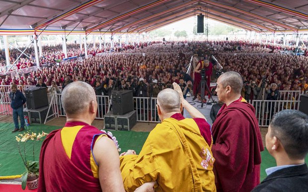 ༧གོང་ས་སྐྱབས་མགོན་ཆེན་པོ་མཆོག་གིས་གནས་མཆོག་རྡོ་རྗེ་གདན་དུ་ཆོས་འབྲེལ་སྐབས། ༢༠༢༠།༡།༣