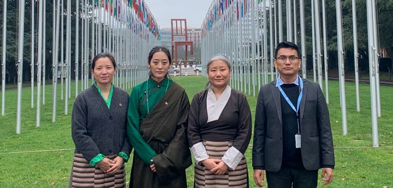Tibetan delegation, including former political prisoner Ms. Namkyi.jpg