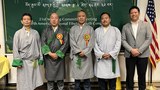 བྱང་ཨ་མེ་རི་ཀའི་ས་གནས་བོད་ཀྱི་གཞོན་ནུའི་ལྷན་ཚོགས་ཀྱི་འགན་འཛིན་ལྷན་ཚོགས་ཐེངས་ ༢༡ འཚོགས་བཞིན་འདུག
