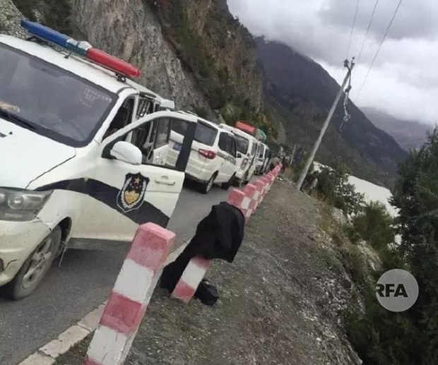 རྒྱ་ནག་ཉེན་རྟོག་པས་བོད་མི་གཅིག་འབྲི་ཆུར་གཡུགས་ནས་འདས་གྲོངས་ཕྱིན་ཡོད་པ།
