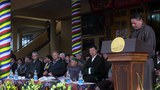 བོད་མི་མང་སྤྱི་འཐུས་ལྷན་ཚོགས་ཀྱི་ཚོགས་གཙོ་སྤེན་པ་ཚེ་རིང་མཆོག་གིས་གསུང་བཤད་གནང་བཞིན་པ། ༢༠༡༤།༡༢།༡༠