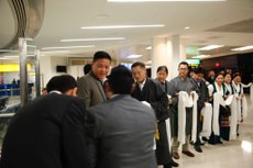 སྲིད་སྐྱོང་འོས་མི་སྤེན་པ་ཚེ་རིང་མཆོག་ཨ་རིའི་ནེའུ་ཡོག་གནང་ཐང་ལ་ཕེབས་འབྱོར་སྐབས། ༢༠༡༦།༡།༡༤ 