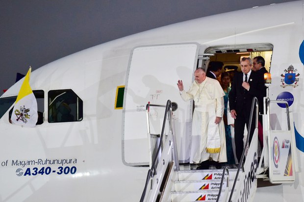 ཡེ་ཤུའི་བླ་ཆེན་Pope Francisམཆོག་Manilaནང་ཕེབས་སྐབས། ༢༠༡༥།༡།༡༥