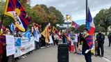 ཧྥ་རན་སིའི་ནང་རྒྱ་ནག་གི་ཕྱི་སྲིད་བློན་ཆེན་འབྱོར་སྐབས་ངོ་རྒོལ། ༢༠༢༠།༨།༢༨