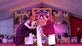 དཔལ་ས་སྐྱའི་ཁྲི་འཛིན་ལམ་ལུགས་ལེགས་བཅོས་ལྟར་ཁྲི་འཛིན་ཞེ་གསུམ་པ་གསེར་ཁྲིར་མངའ་གསོལ་ཞུས་འདུག