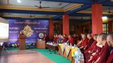 བལ་ཡུལ་ནང་གི་བོན་གྱི་གདན་ས་ཁྲི་བརྟན་ནོར་བུ་རྩེ་རུ་བོན་རིག་པའི་བགྲོ་གླེང་ཐེངས་གསུམ་པ་འཚོགས་ཡོད་འདུག