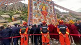 བོད་ཀྱི་རྒྱལ་ས་ལྷ་སའི་ཞོ་སྟོན་དུས་ཆེན་ཉེན་རྟོག་པས་བསྐོར་བའི་དམ་དྲག་འོག་སྲུང་བརྩི་བྱེད་དགོས་བྱུང་འདུག