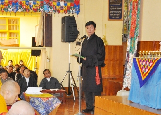 རང་ལུས་མེ་བསྲེཊ་ཐད་སྲིད་སྐྱོང་གིས་གཏམ་བཤད་དང་བསྔོ་སྨོན།