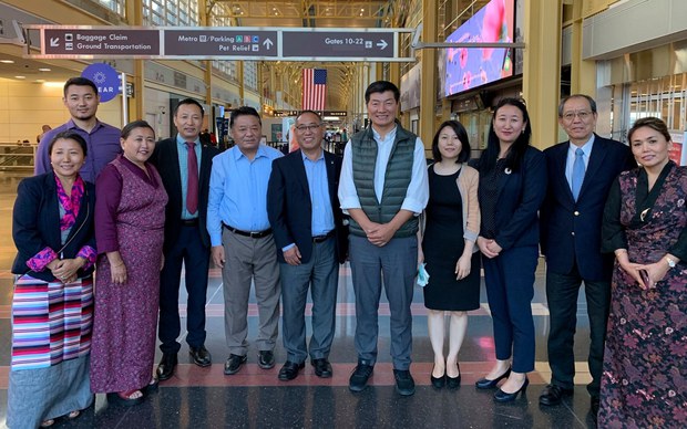 སྲིད་སྐྱོང་བློ་བཟང་སེང་གེ་མཆོག་ཨ་རིའི་རྒྱལ་སར་ཕེབས་འབྱོར་སྐབས། ༢༠༡༩།༥།༢༡
