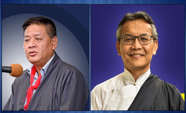 སྤྱི་འཐུས་ཚོགས་ཟུར་སྤེན་པ་ཚེ་རིང་ལགས་དང་དོན་གཅོད་ཟུར་པ་དབུ་དཀར་ཚང་སྐལ་རྡོར་ལགས་སུ་འོས་ཤོག་མང་ཤོས་ཐོབ་འདུག