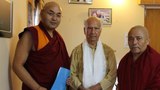 བོད་མི་མང་སྤྱི་འཐུས་ཚོགས་གཙོ་གཞོན་གཉིས་རྒྱ་གར་གྲོས་ཚོགས་འོག་མའི་ཚོགས་མི་སྐུ་ཞབས་ཤན་ཏ་ཀུ་མར་མཆོག་མཇལ་འཕྲད་སྐབས། ༢༠༡༦།༦།༢༠