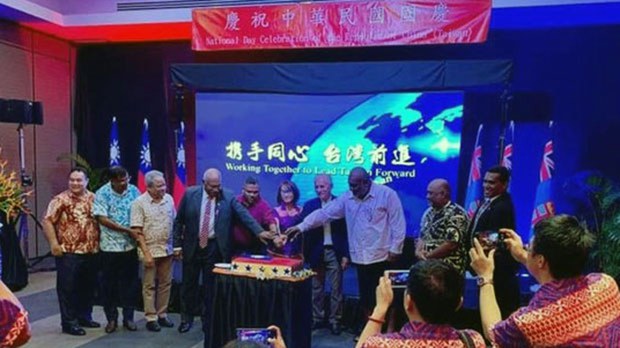 ཧྥུ་ཇེ་(Fiji)ཡུལ་གྲུའི་ནང་ཐེ་ཝན་གྱི་རྒྱལ་སྟོན་དུས་ཆེན་སྲུང་བརྩི་སྐབས། ༡༠།༡༠།༢༠༢༠