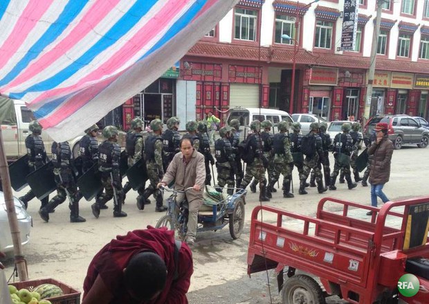 རྔ་བ་ཕྱོགས་སུ་བསྟུད་མར་བོད་དོན་སྐད་འབོད་ཀྱི་གནས་ཚུལ་བྱུང་བར་རྒྱ་ནག་གིས་དམ་དྲག ༢༠༡༥།༩།༡༣