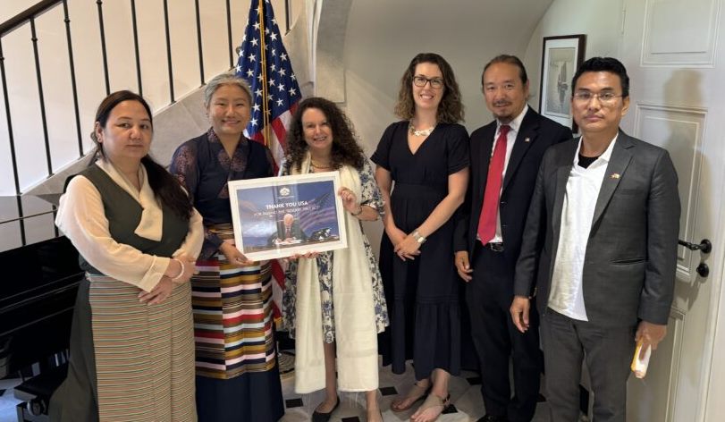 Thinlay Chukki calls on US Ambassador Michele Taylor (2).jpg