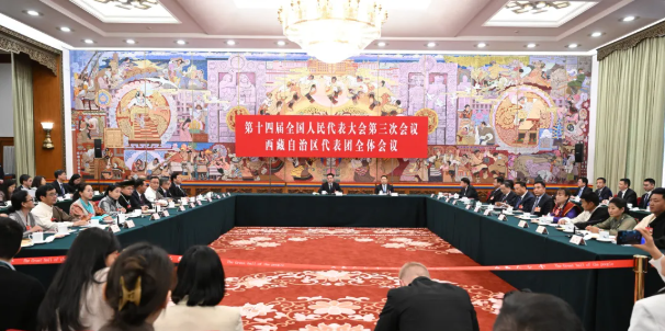 རྒྱ་ནག་གིས་མུ་མཐུད་བོད་ནང་དྲག་གནོན་སྟངས་འཛིན་གྱི་སྲིད་བྱུས་རྒྱུན་སྐྱོངས་བྱ་རྒྱུ་རྒྱ་ནག་གི་ཚོགས་ཆེན་གཉིས་ཀྱི་བོད་ཀྱི་འཐུས་མིའི་ཟུར་ཚོགས་ལས་མངོན་གསལ་ཡིན་པ། ཉམས་ཞིབ་པས་འགྲེལ་བརྗོད་གནང་གི་འདུག རྒྱ་ནག་གིས་མུ་མཐུད་བོད་ནང་དྲག་གནོན་སྟངས་འཛིན་གྱི་སྲིད་བྱུས་རྒྱུན་སྐྱོངས་བྱ་རྒྱུ་རྒྱ་ནག་གི་ཚོགས་ཆེན་གཉིས་ཀྱི་བོད་ཀྱི་འཐུས་མིའི་ཟུར་ཚོགས་ལས་མངོན་གསལ་ཡིན་པ། ཉམས་ཞིབ་པས་འགྲེལ་བརྗོད་གནང་གི་འདུག