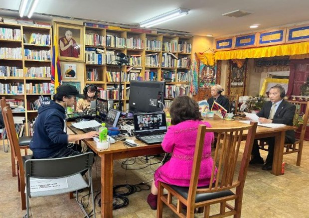 ཉི་ཧོང་ནང་གི་བོད་དོན་རྒྱབ་སྐྱོར་ཚོགས་པ་བཅུ་ཡིས་མཉམ་དུ་བོད་དོན་གྲོས་ཆོད་དོན་ཚན་ལྔ་བཞག་འདུག