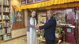 ཉི་ཧོང་སྐུ་ཚབ་དོན་གཅོད་དང་ཨོ་སཱ་ཀའི་གྲོས་ཚོགས་འཐུས་མིའི་བོད་དོན་རྒྱབ་སྐྱོར་ཚོགས་པའི་ཚོགས་གཞོན་གཉིས་མཇལ་མོལ།