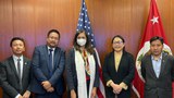 ཕྱི་དྲིལ་བཀའ་བློན་མཆོག་གིས་ཨ་རིའི་བོད་དོན་ཆེད་དམིགས་བསལ་འབྲེལ་མཐུད་པ་དང་མཇལ་མོལ་གནང་འདུག