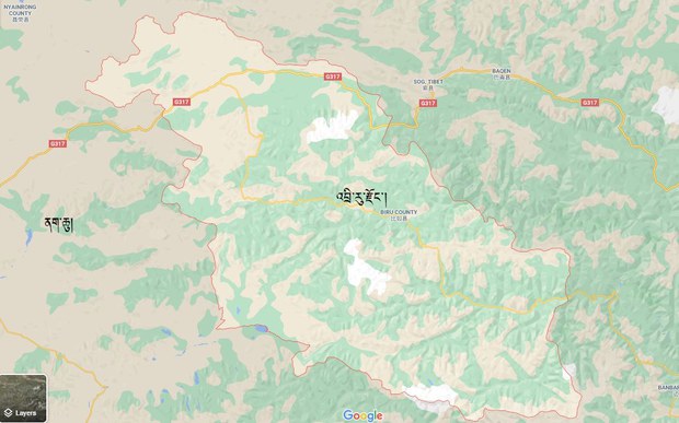 ནག་ཆུ་ས་ཁུལ་འབྲི་རུ་རྫོང་ནས་བོད་མི་བརྒྱ་བྱིན་ཟེར་བ་ཞིག་དང་གཞན་བོད་མི་ཁག་ཅིག་འཛིན་བཟུང་བྱས་འདུག