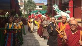 དཔལ་ས་སྐྱ་གོང་མ་བདག་ཁྲི་རིན་པོ་ཆེ་མཆོག་དགུང་གྲངས༧༢་ལ་ཕེབས་པ།