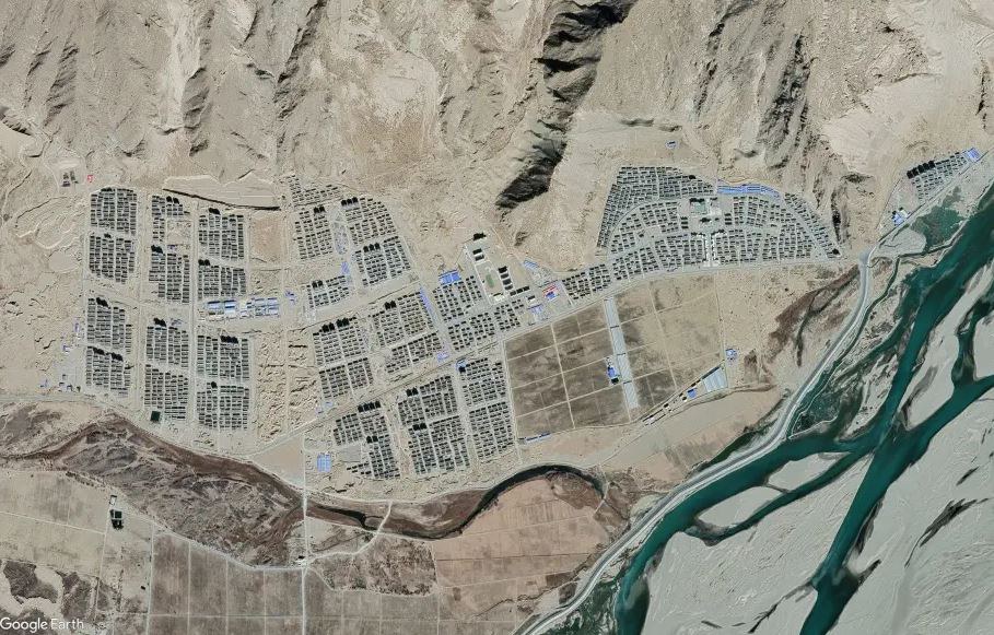 Satellite imagery showing Sinpori mass resettlement site, December 25, 2020.JPG Satellite imagery showing Sinpori mass resettlement site, December 25, 2020.JPG