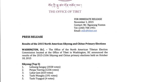 བྱང་ཨ་མི་རི་ཀའི་བོད་མི་རྣམས་ཀྱི་འོས་བསྡུ་གྲངས་བཤེར་ཕྱི་བསྒྲགས་ཡིག་ཆ།
