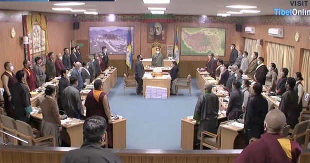 བོད་མིའི་སྒྲིག་འཛུགས་ཀྱི་གྲོས་ཚོགས་ནང་སྔོན་རྩིས་ཧིན་སྒོར་ས་ཡ་༢༦༩༩་༠༡འཆར་འབུལ་གནང་འདུག