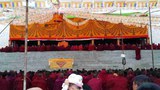 རྒྱལ་རོང་ཚོ་བདུན་ཀིརྟིའི་དགོན་དུ་’’་ཚད་མའི་དགུན་ཆོས་ཆེན་མོ་’’ཐེངས་བདུན་པ་ཚོགས་བཞིན་པ།