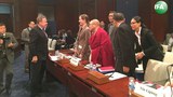 ཆབ་སྲིད་བཙོན་ཟུར་མགོ་ལོག་འཇིགས་མེད་ལགས་ཀྱིས་རང་ཐོག་མྱོང་བ་དང་རྒྱ་ནག་གི་བཙོན་ཁང་ནང་གི་གནས་སྟངས་ཐད་ཨ་རིའི་གྲོས་ཚོགས་ཀྱིས་ཉན་ཞིབ་གནང་སྐབས། ༢༠༡༦།༤།༡༤