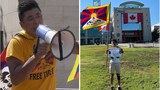 བོད་དོན་ཆེད་རྐང་འཁོར་སྐོར་བསྐྱོད་པ་རྟའུ་བློ་བཟང་སྦྱིན་པ་ལགས་དང་ཞི་བའི་གོམ་བགྲོད་པ་སངས་རྒྱས་སྐྱབས་ལགས་གཉིས། ༢༠༢༠།༧