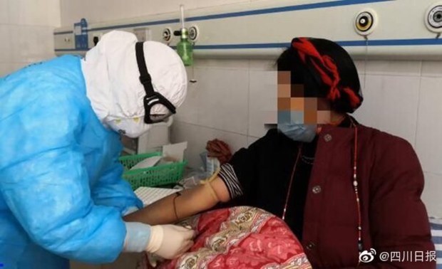 དཀར་མཛེས་རྟའུ་ཕྱོགས་སུ་ཏོག་དབྱིབས་ནད་འབུ་གསར་བའི་ནད་པར་སྨན་བཅོས་བྱེད་བཞིན་པ། ༢༠༢༠།༢ དཀར་མཛེས་རྟའུ་ཕྱོགས་སུ་ཏོག་དབྱིབས་ནད་འབུ་གསར་བའི་ནད་པར་སྨན་བཅོས་བྱེད་བཞིན་པ། ༢༠༢༠།༢