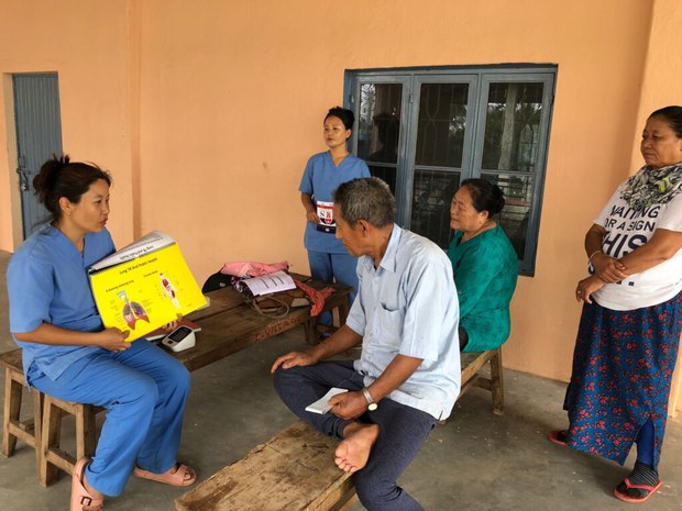 བཙན་བྱོལ་བོད་མིའི་སྤྱི་ཚོགས་ནང་ནད་རིགས་སྔོན་འགོག