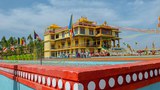 དགའ་ལྡན་ཁྲི་ཐོག་ཁང་དང་གདན་ས་ཁག་གི་སློབ་གཉེར།