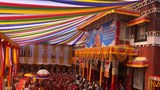 དཔལ་ས་སྐྱའི་ངོར་༧ཀླུ་ལྡིང་མཁན་ཆེན་གྱི་སྐུ་གདུང་ཞུགས་འབུལ་ཞུས་ཡོད་པ།