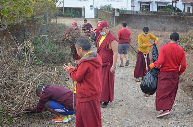  ཁོར་ཡུག་གཙང་བཟོ་ལས་འགུལ་སྤེལ་ཡོད་པའི་སྐོར།