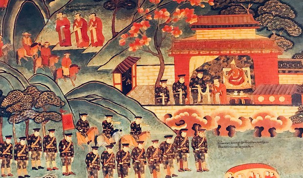 ༧རྒྱལ་མཆོག་བཅུ་གསུམ་པའི་སྐུ་དུས་ཀྱི་བོད་དང་མན་ཇུ་ཆིང་གི་འབྲེལ་བ།