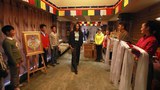 ལྕམ་སྐུ་ཨོ་བྷ་མ་ཁྲིན་འདུ་གྲོང་ཁྱེར་གྱི་Zangxiang Teahouse་བོད་ཟས་ཁང་ལ་ཕེབས་བསུ། ༢༠༡༤།༣།༢༦
