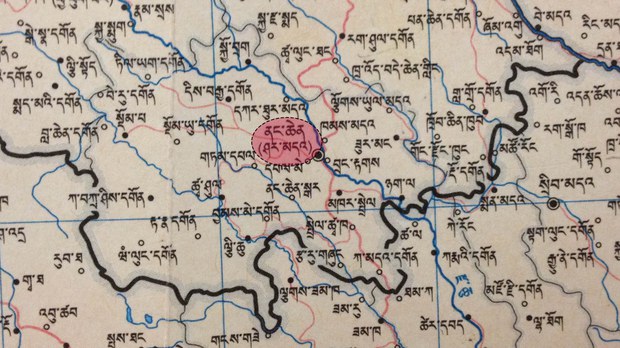 ཡུལ་ཤུལ་ནང་ཆེན་ཁུལ་གྱི་ས་ཁྲ།