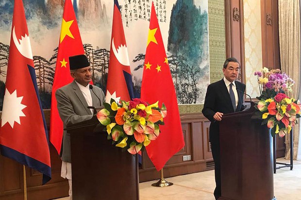 བལ་ཡུལ་གྱི་ཕྱི་སྲིད་བློན་ཆེན་རྒྱ་ནག་ཕྱོགས་ཕེབས་གནང་བ། བལ་ཡུལ་གྱི་ཕྱི་སྲིད་བློན་ཆེན་རྒྱ་ནག་ཕྱོགས་ཕེབས་གནང་བ།