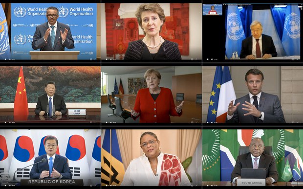 འཛམ་གླིང་འཕྲོད་བསྟེན་སྒྲིག་འཛུགས་ཀྱི་ཚོགས་ཆེན་ཐོག་ཏོག་དབྱིབས་ནད་ཡམས་བྱུང་སྟངས་ཐད་ཞིབ་འཇུག་བྱེད་རྒྱུ་ཡིན་པ་བརྗོད་པ། འཛམ་གླིང་འཕྲོད་བསྟེན་སྒྲིག་འཛུགས་ཀྱི་ཚོགས་ཆེན་ཐོག་ཏོག་དབྱིབས་ནད་ཡམས་བྱུང་སྟངས་ཐད་ཞིབ་འཇུག་བྱེད་རྒྱུ་ཡིན་པ་བརྗོད་པ།